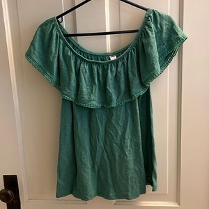 Old navy exposed shoulder top